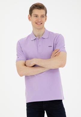 Erkek Lila Basic Tişört - 50284641139