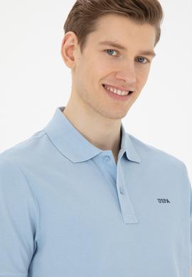 Erkek Açık Mavi Basic Tişört - 50284641231