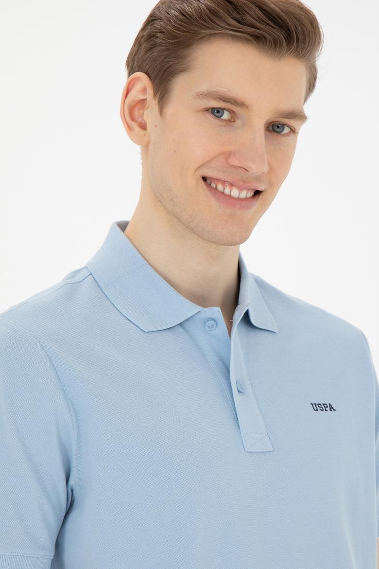 Erkek Açık Mavi Basic Tişört - 50284641231