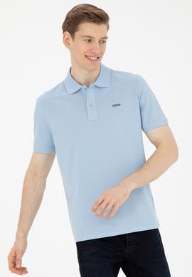 Erkek Açık Mavi Basic Tişört - 50284641231