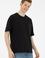 Erkek Comfort Fit Bisiklet Yaka Siyah Tişört