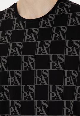 Erkek Regular Fit Bisiklet Yaka Siyah Tişört - 50287069011