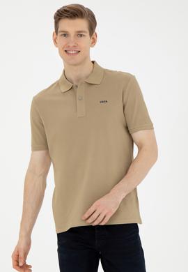 Erkek Haki Basic Tişört - 50284641179