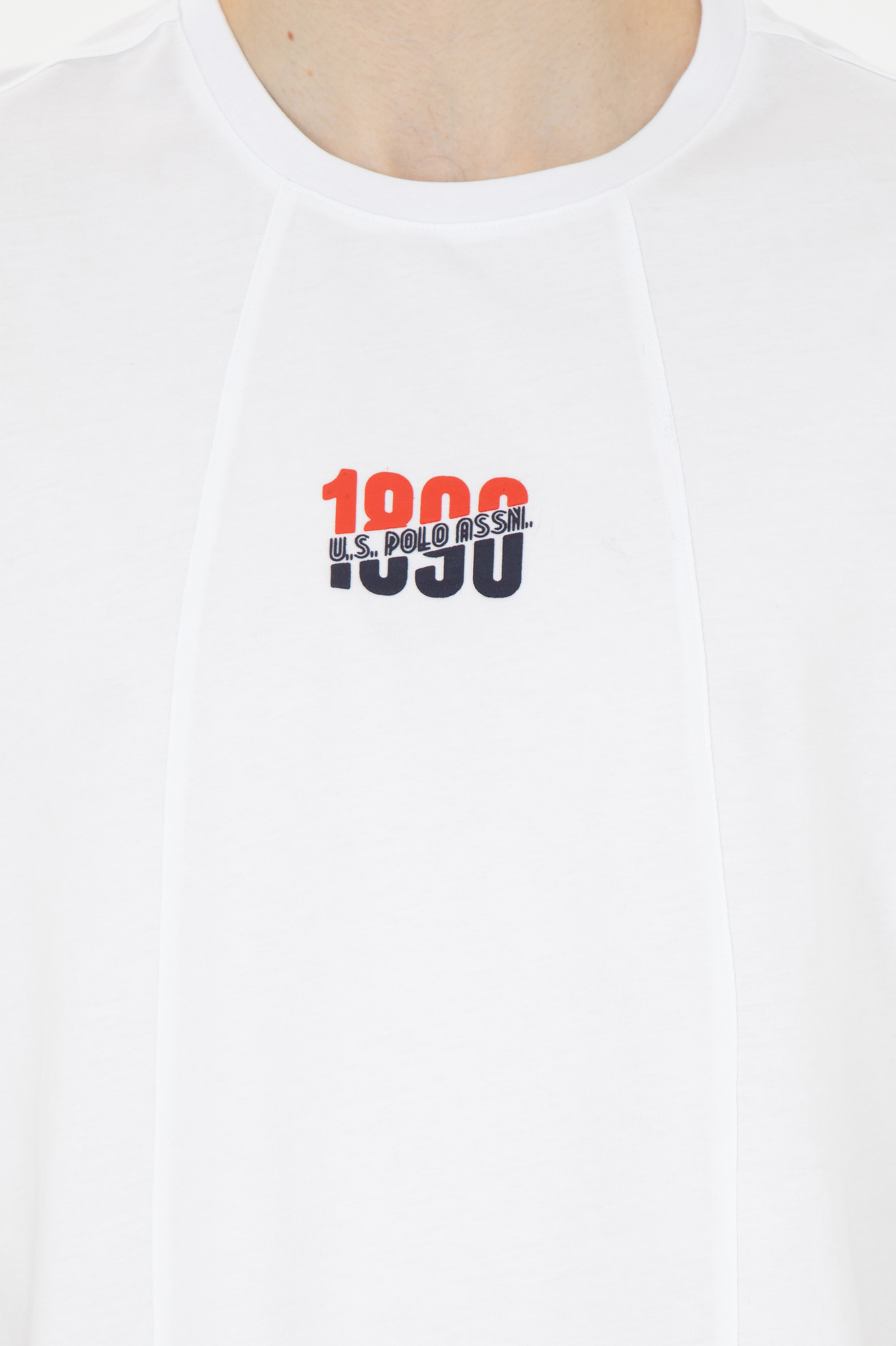 Erkek Comfort Fit Bisiklet Yaka Beyaz Tişört - Image 7
