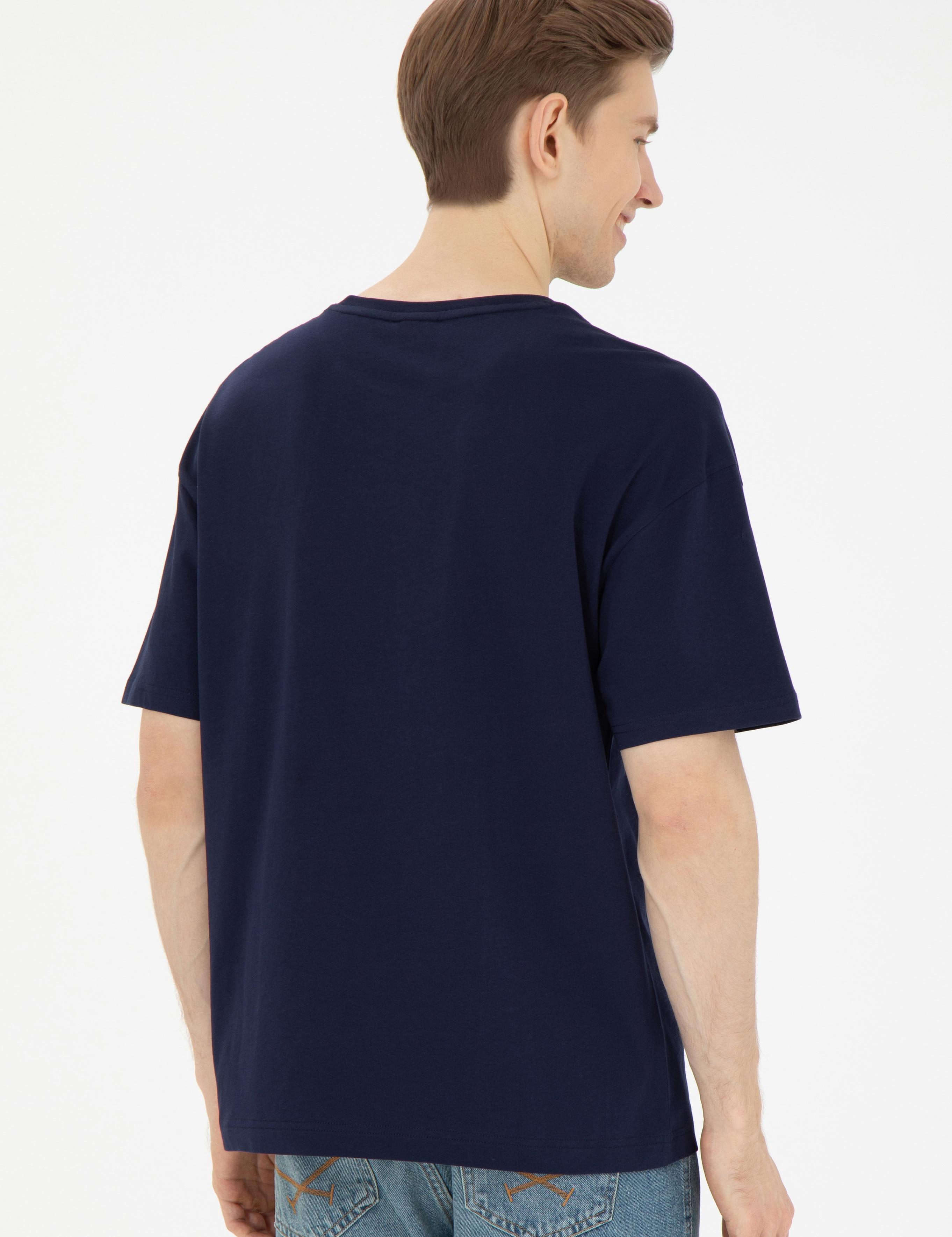 تی شرت یقه گرد آستین کوتاه ریلکس یقه گرد مردانه یو اس پولو | U.S. Polo Assn. - تصویر 5