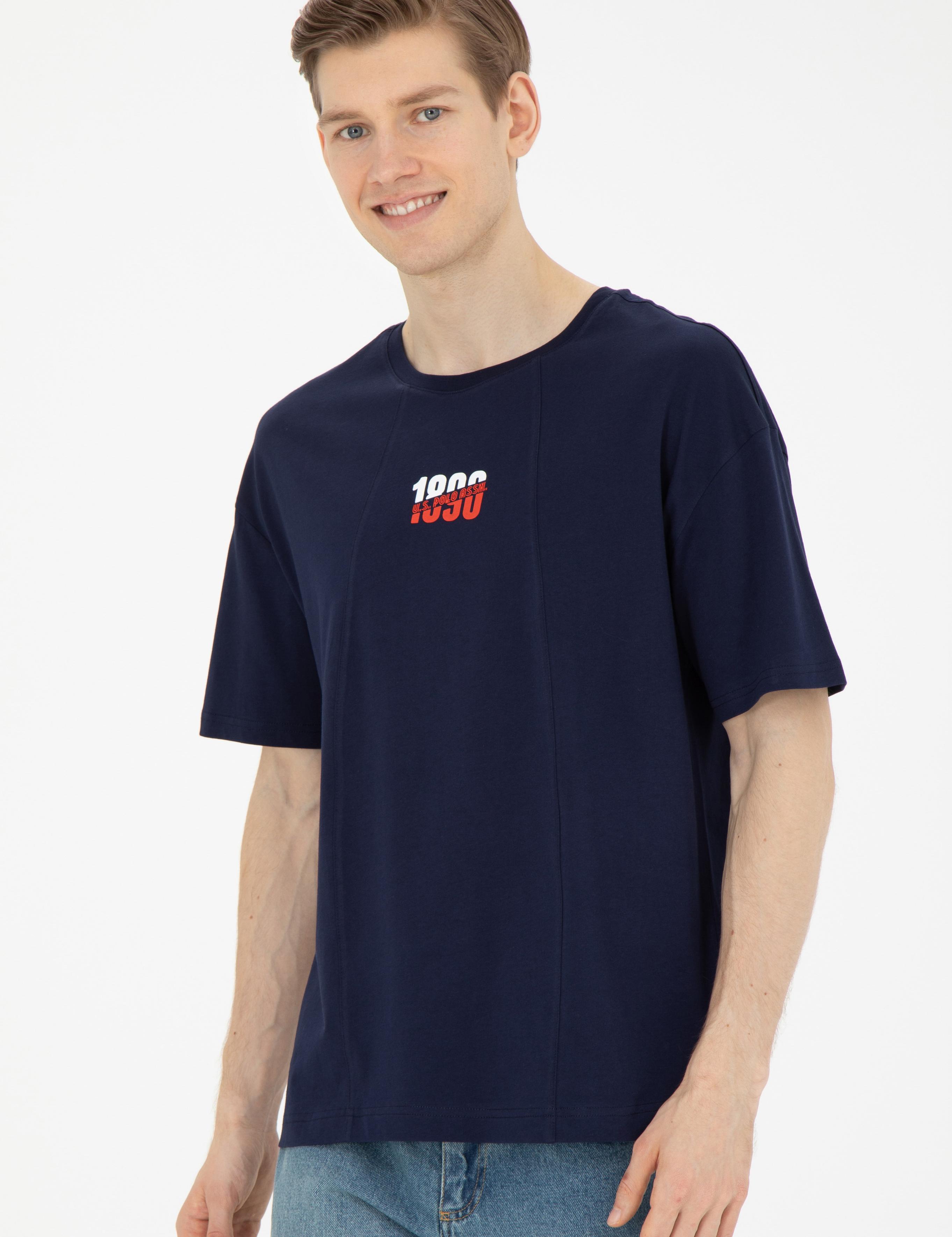 تی شرت یقه گرد آستین کوتاه ریلکس یقه گرد مردانه یو اس پولو | U.S. Polo Assn. - تصویر 3