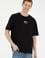 Erkek Comfort Fit Bisiklet Yaka Siyah Tişört