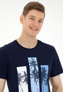 Erkek Lacivert Tişört - 50287068016