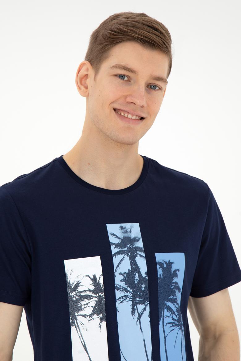 Erkek Lacivert Tişört - 50287068016