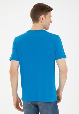 Erkek Regular Fit Bisiklet Yaka Saks Tişört - 50281501011