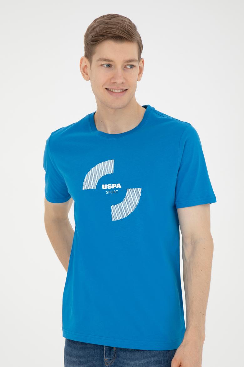 Erkek Regular Fit Bisiklet Yaka Saks Tişört - 50281501011