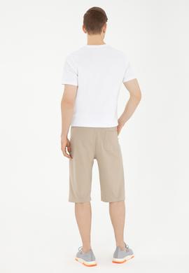 Erkek Açık Haki Örme Şort - 50279619111