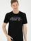 Erkek Bisiklet Yaka Siyah Tişört