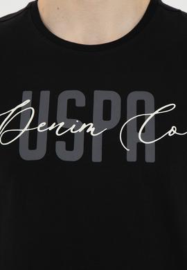 Erkek Bisiklet Yaka Siyah Tişört - 50287081007