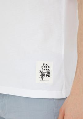 Erkek Regular Fit Bisiklet Yaka Beyaz Tişört - 50287085011