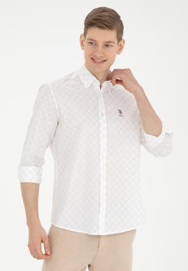 Erkek Açık Haki Uzun Kollu Gömlek - 50282820022