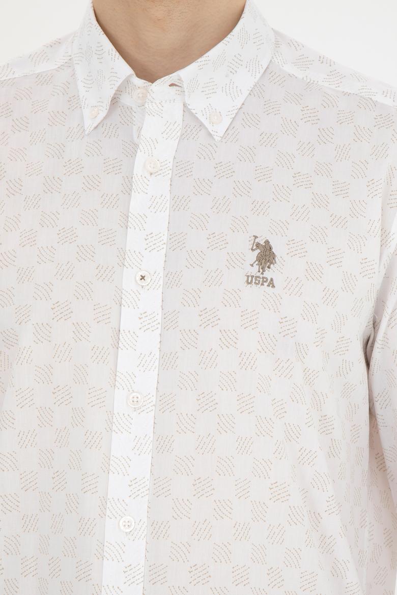 Erkek Açık Haki Uzun Kollu Gömlek - 50282820022