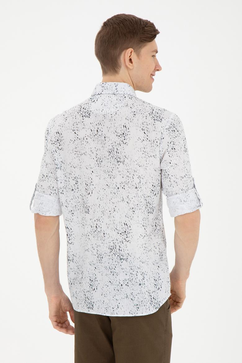 Erkek Siyah Uzun Kollu Gömlek - 50283711026