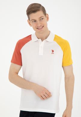 Erkek Regular Fit Polo Yaka Ekru Tişört - 50281957009