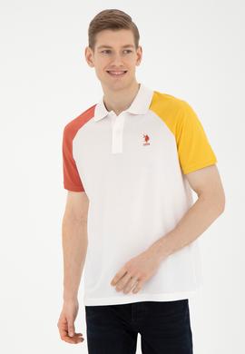 Erkek Regular Fit Polo Yaka Ekru Tişört - 50281957009