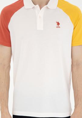 Erkek Regular Fit Polo Yaka Ekru Tişört - 50281957009