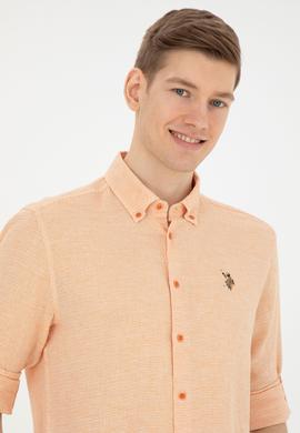 Erkek Kiremit Uzun Kollu Gömlek - 50283423007