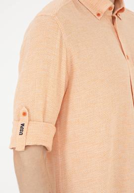 Erkek Kiremit Uzun Kollu Gömlek - 50283423007