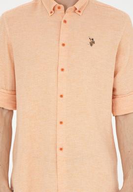 Erkek Kiremit Uzun Kollu Gömlek - 50283423007