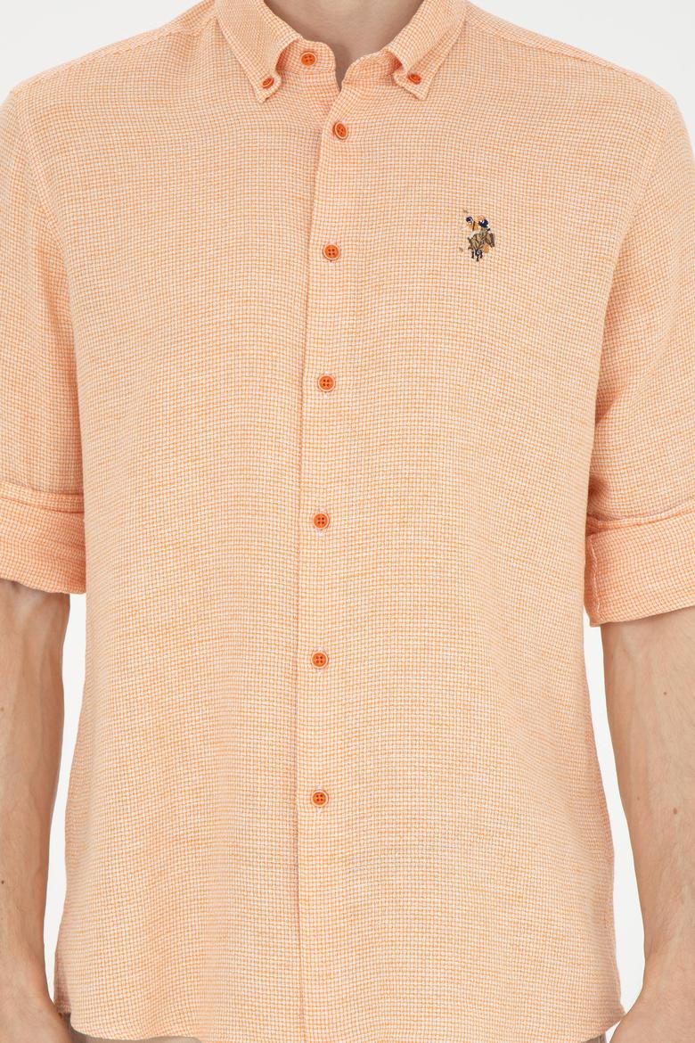 Erkek Kiremit Uzun Kollu Gömlek - 50283423007