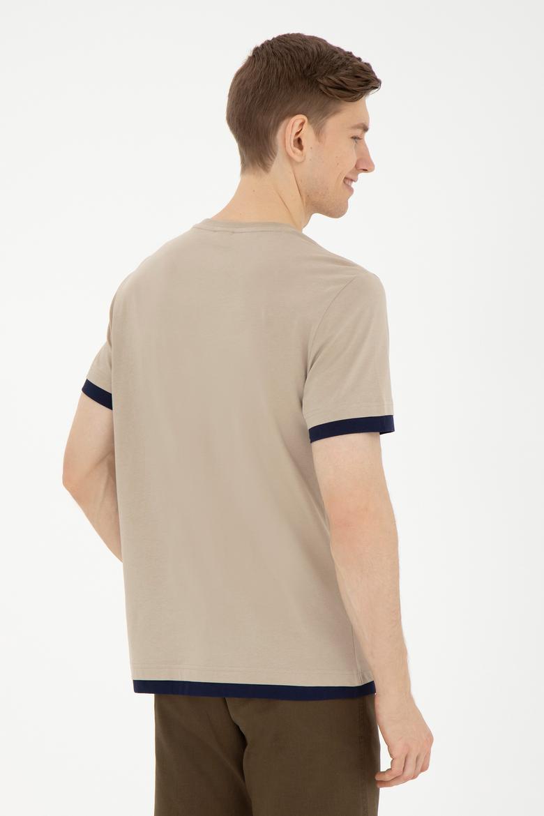 Erkek Açık Haki Tişört - 50287047021