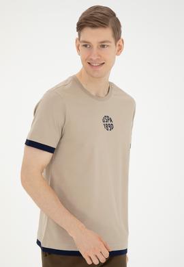 Erkek Açık Haki Tişört - 50287047021