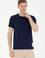 Erkek Regular Fit Bisiklet Yaka Lacivert Tişört
