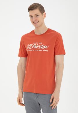 Erkek Regular Fit Bisiklet Yaka Pudra Tişört - 50282007041