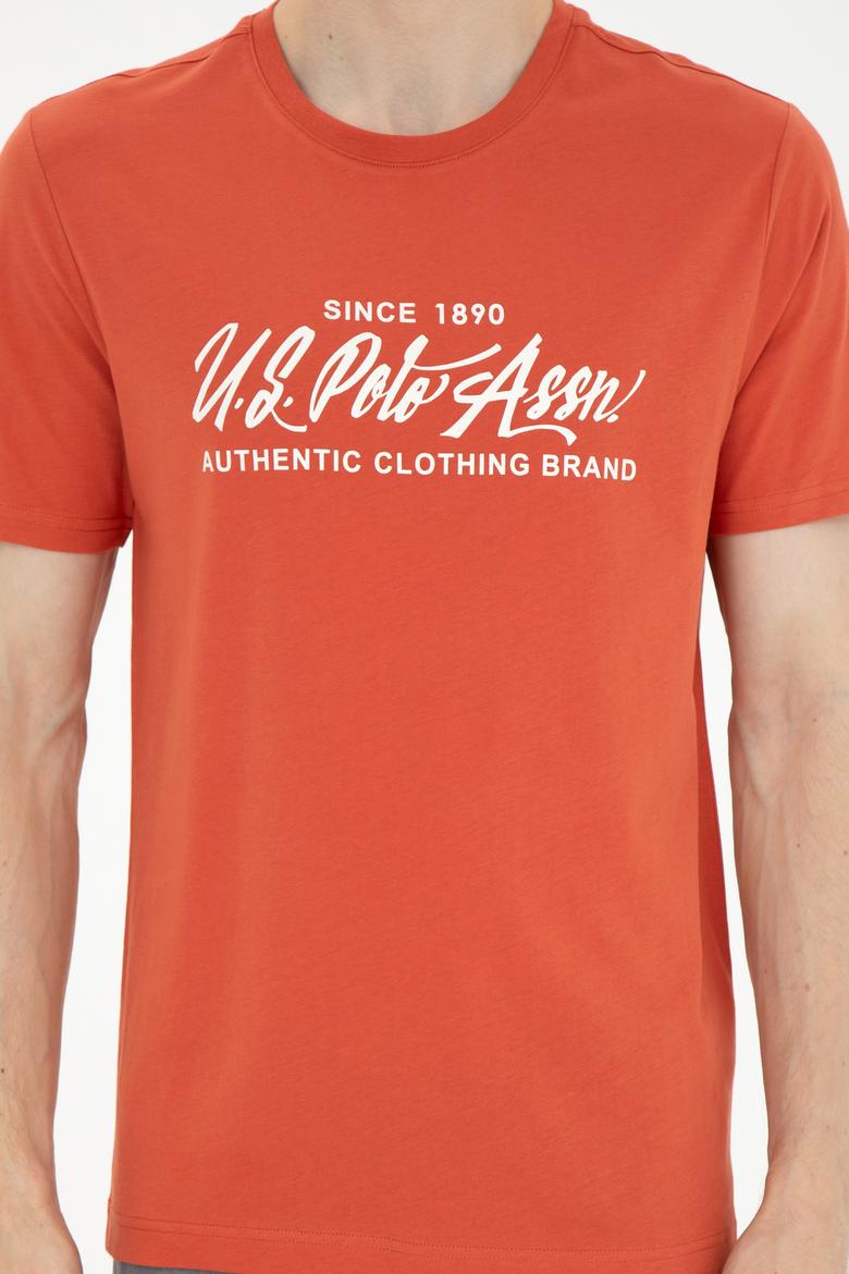 Erkek Regular Fit Bisiklet Yaka Pudra Tişört - 50282007041