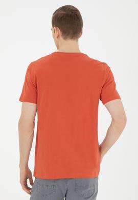 Erkek Regular Fit Bisiklet Yaka Pudra Tişört - 50282007041