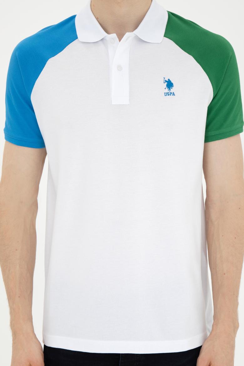 Erkek Regular Fit Polo Yaka Beyaz Tişört - 50281957011