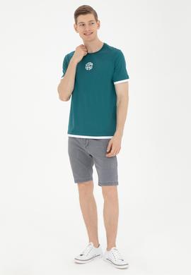 Erkek Koyu Yeşil Tişört - 50287047031