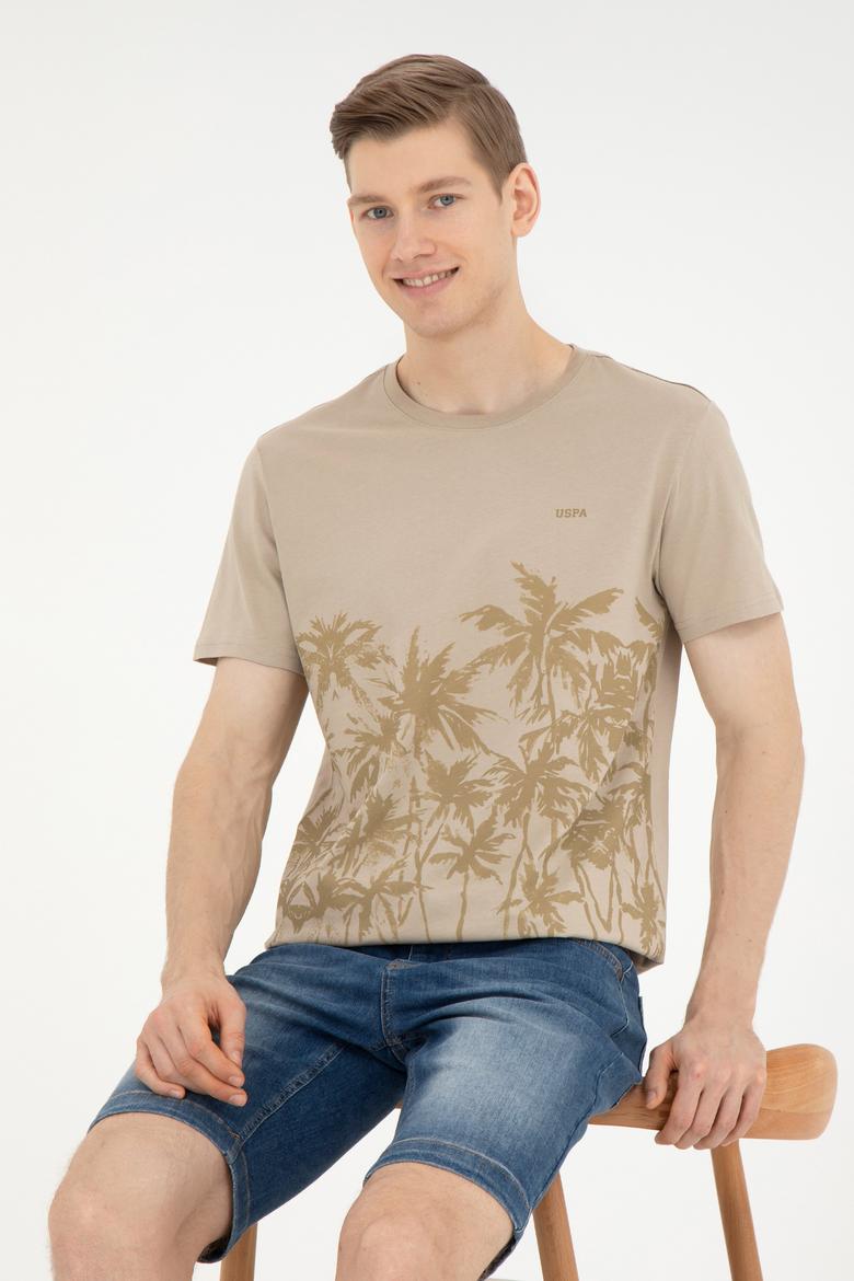 Erkek Açık Haki Tişört