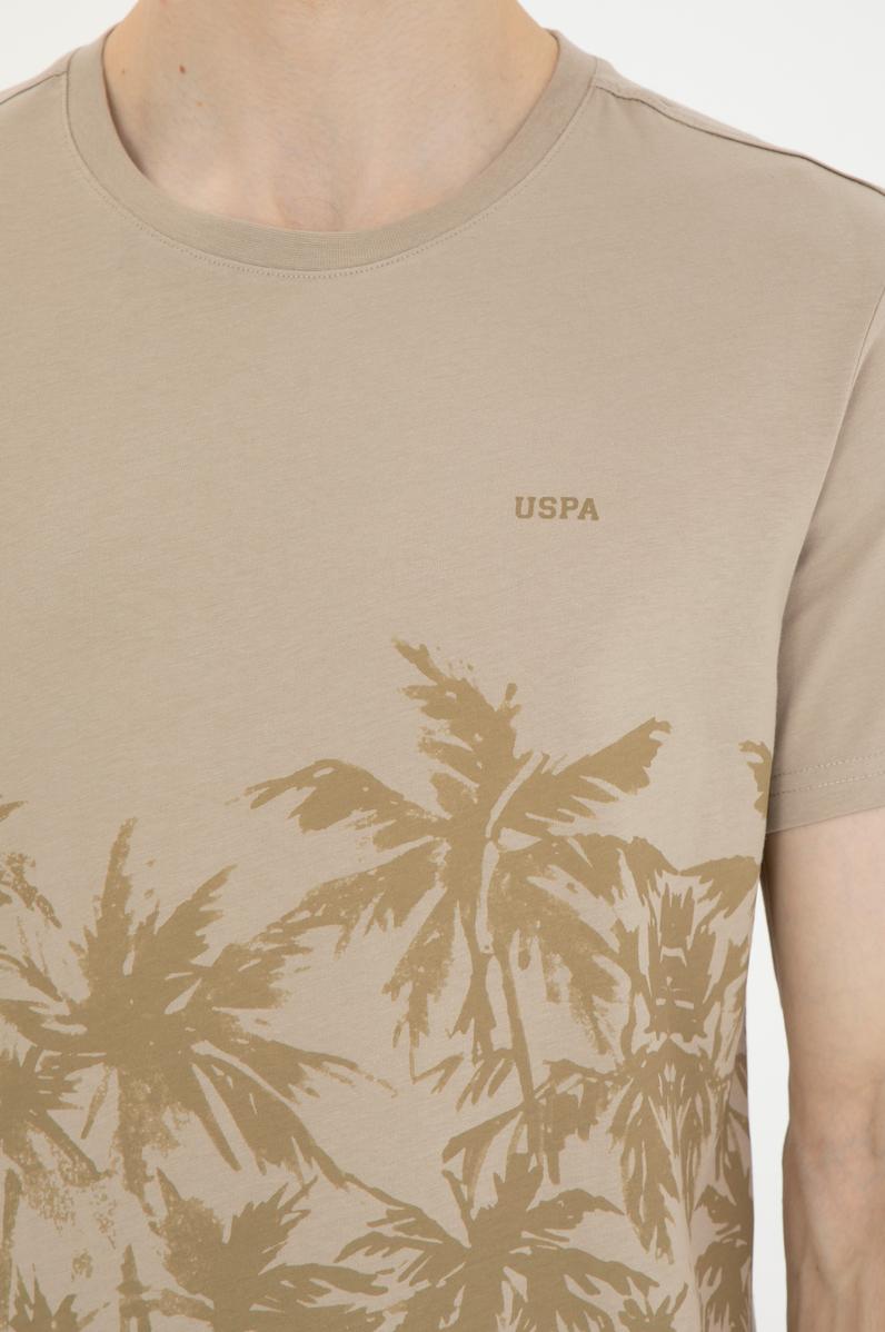 Erkek Açık Haki Tişört