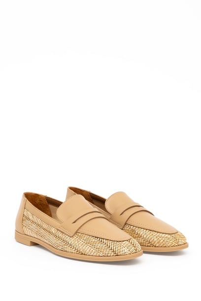 Kadın Bej Loafer