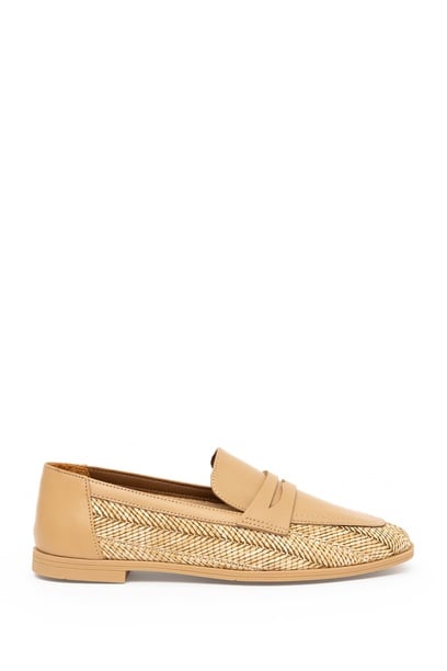 Kadın Bej Loafer
