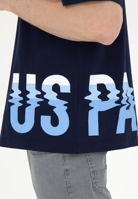 Erkek Comfort Fit Bisiklet Yaka Lacivert Tişört - 50287061016