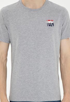 Erkek Gri Melanj Tişört - 50287084051