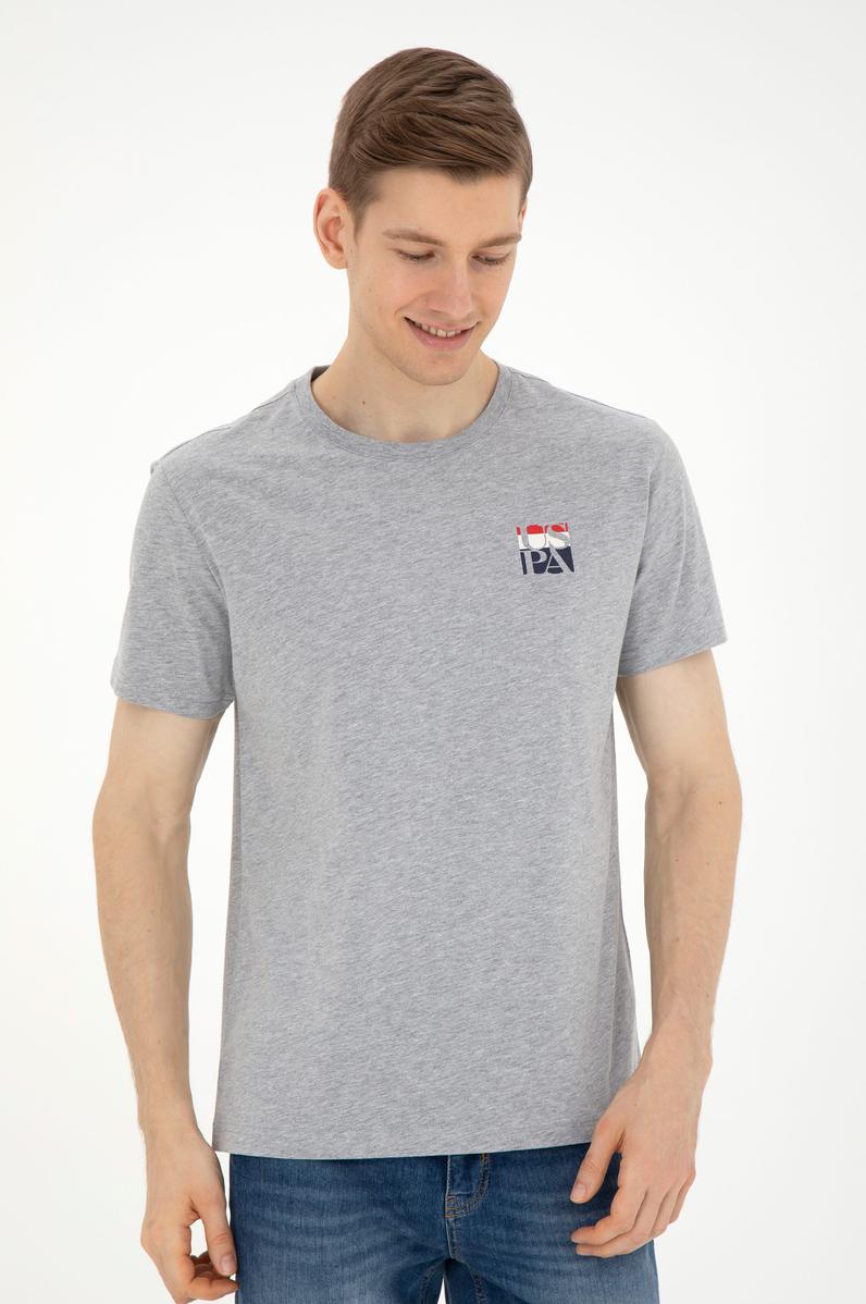 Erkek Gri Melanj Tişört