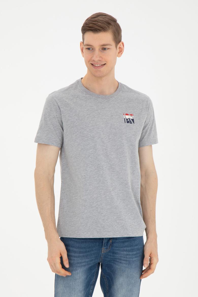 Erkek Gri Melanj Tişört - 50287084051