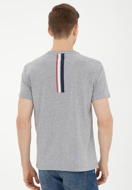 Erkek Gri Melanj Tişört - 50287084051