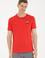 Erkek Regular Fit Bisiklet Yaka Kırmızı Tişört