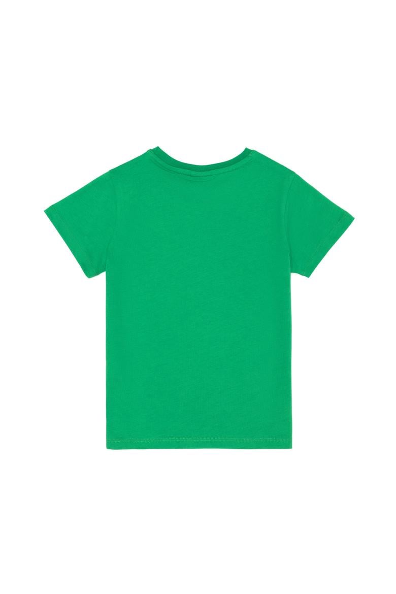 Erkek Çocuk Elma Yeşili Basic Bisiklet Yaka Tişört - 50288070090