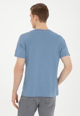 Erkek İndigo Tişört - 50287048061