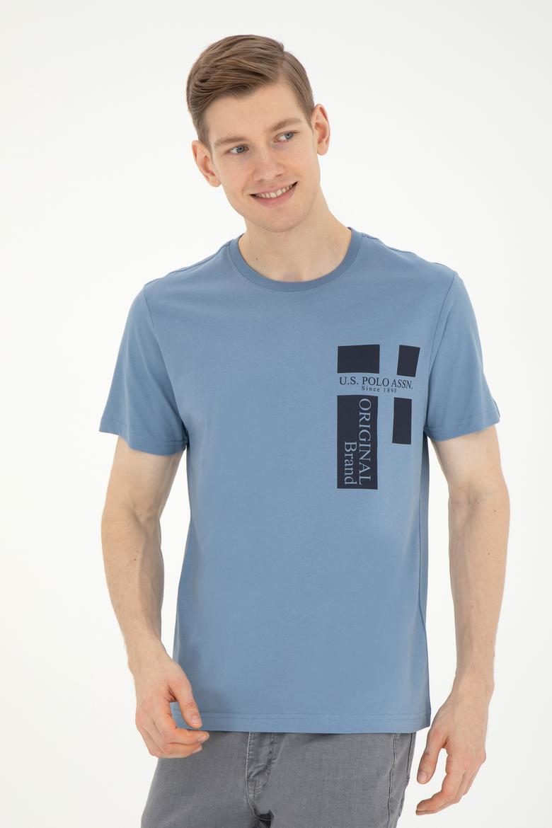 Erkek İndigo Tişört - 50287048061